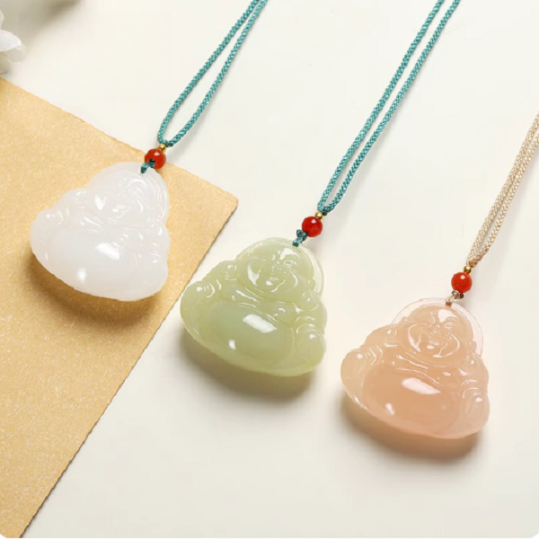 【30尺寸双面小佛公】笑面讨喜自戴送礼吉祥国风笑口常开喜庆