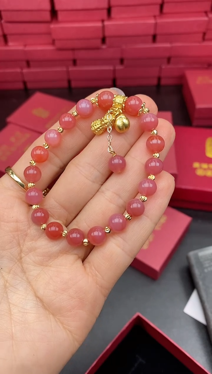 【闪购商品】玛瑙/玉髓手链未镶嵌手串