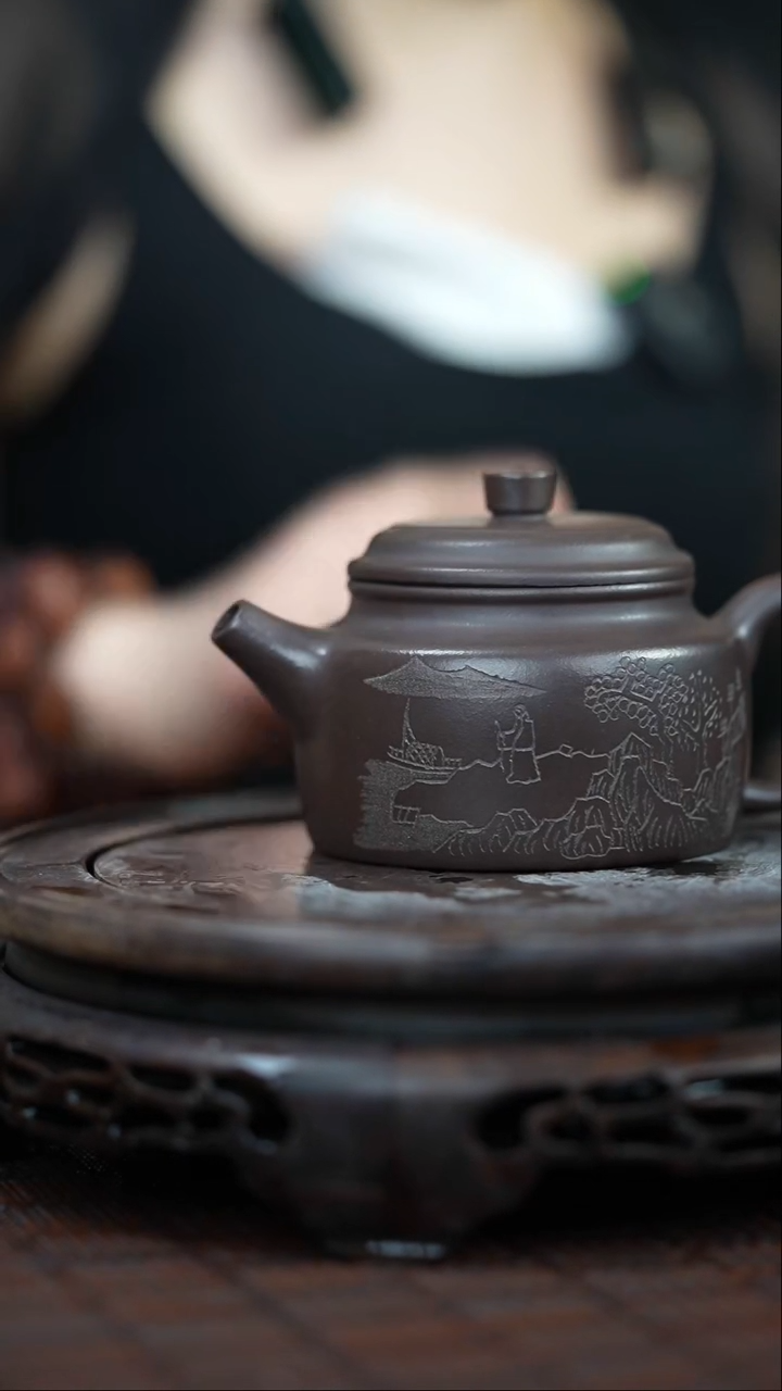 茶壶紫砂宜兴岁颐传砂原矿全手44