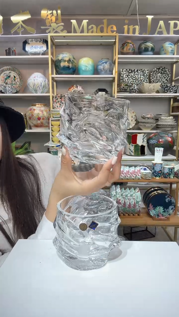 陶瓷捷克进口海之女神威士忌杯330ml2只