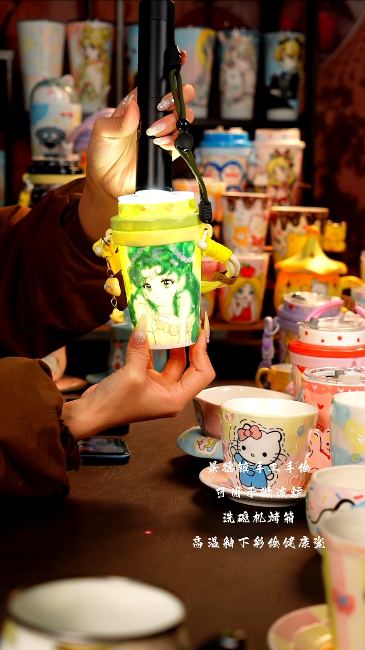 景德镇设计款手工手绘杯杯