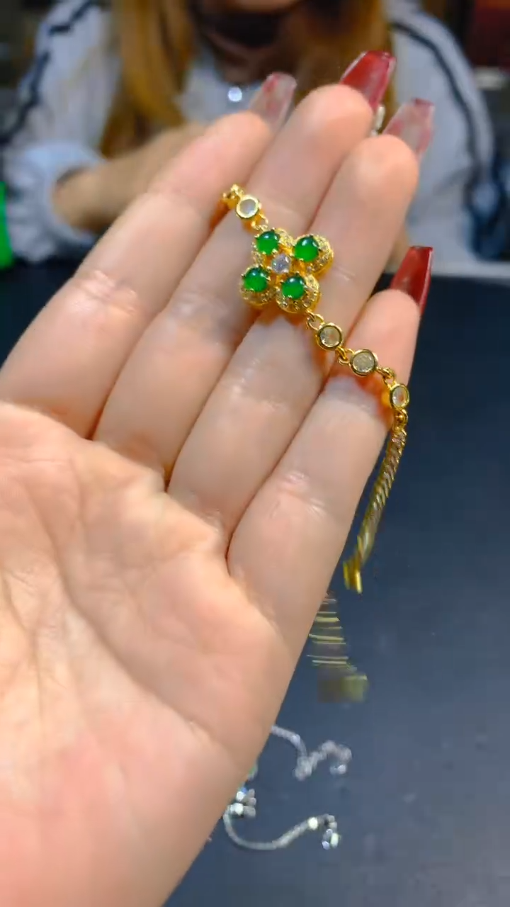 【闪购商品】翡翠手链未镶嵌0414263515多样性发一