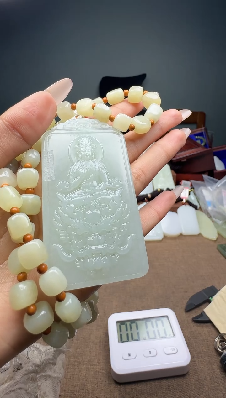 【闪购商品】和田玉颈饰未镶嵌和田玉挂件