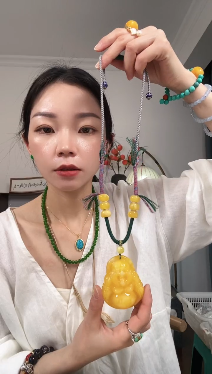 【闪购商品】琥珀颈饰未镶嵌Q351QQQQQ