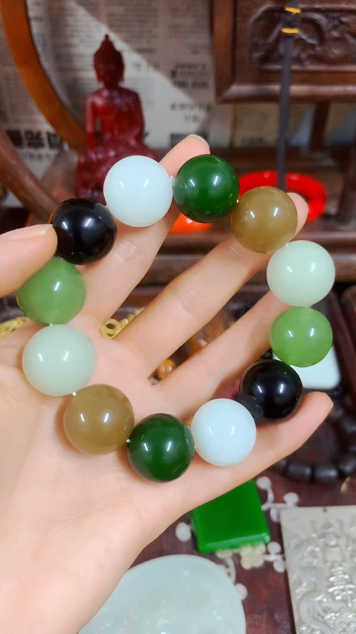 【闪购商品】和田玉手串未镶嵌主播推荐主播推荐