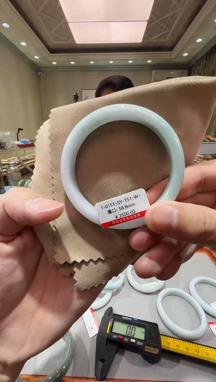 纯天然缅甸A货翡翠手镯58-59mm-151号