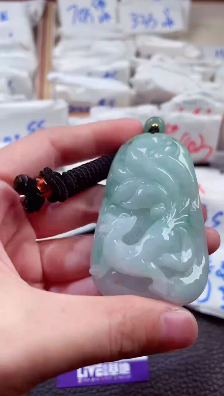 翡翠未镶嵌颈饰00007169