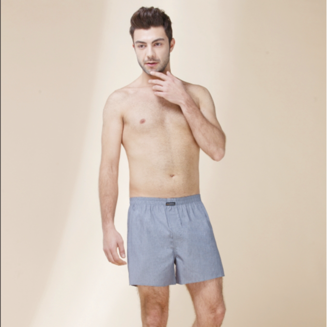 皮尔卡丹【春夏福利】春夏阿罗裤家居服格子短裤休闲舒适松紧腰宽松