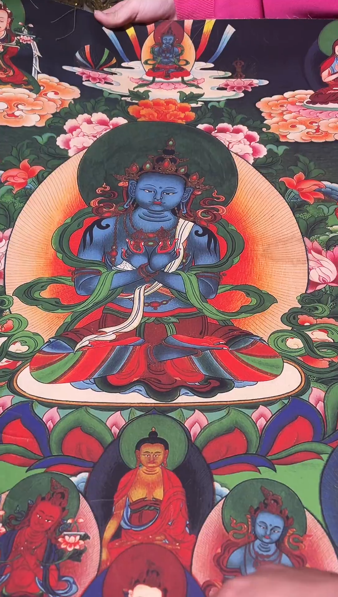 卷轴画卷轴画帅帅的唐卡