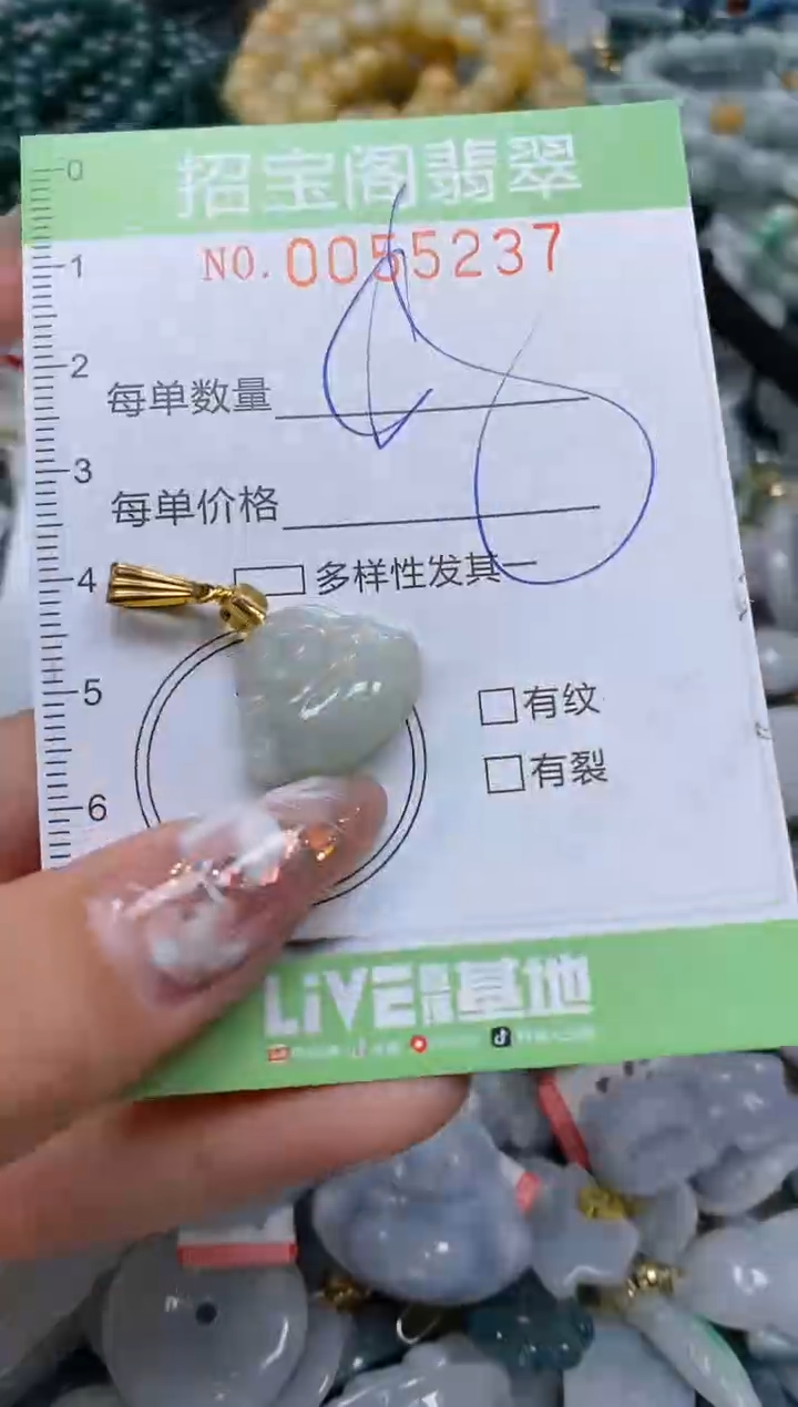 【闪购商品】翡翠颈饰未镶嵌闪购商品0055237