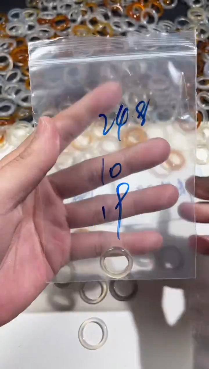 【闪购商品】玛瑙/玉髓戒圈未镶嵌248