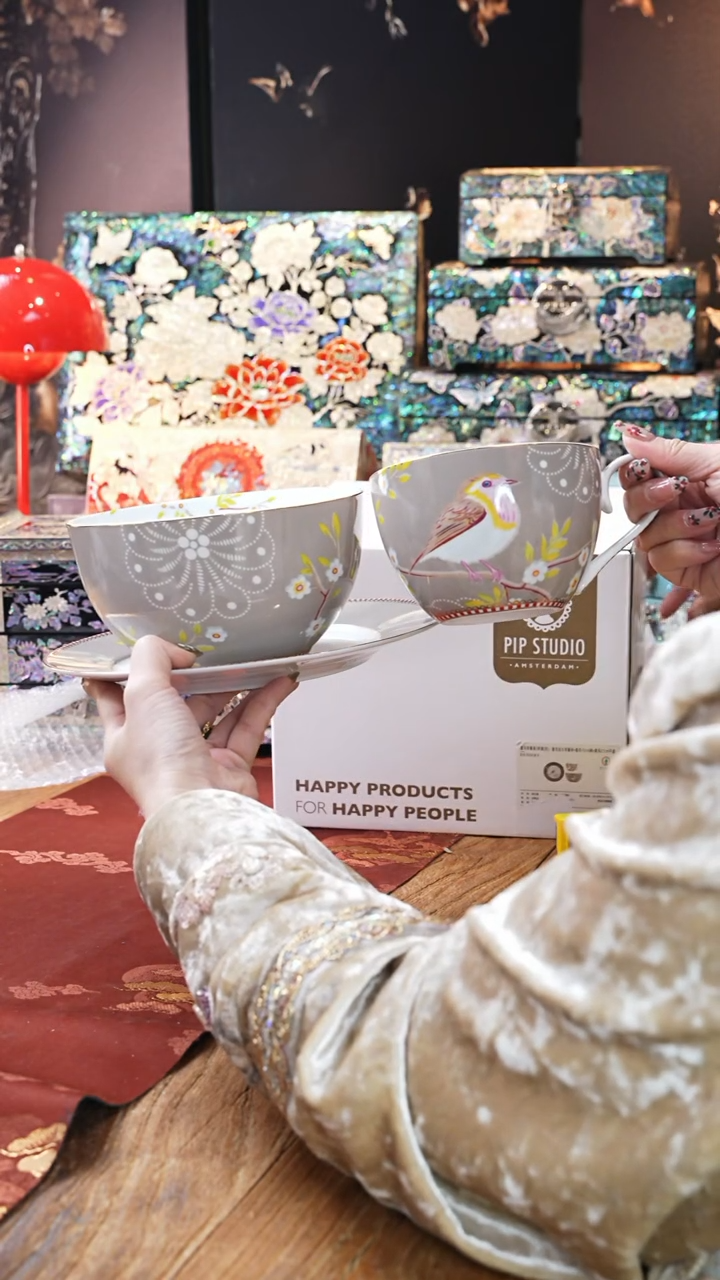 【闪购商品】瓷片豆包儿推荐饰品摆件