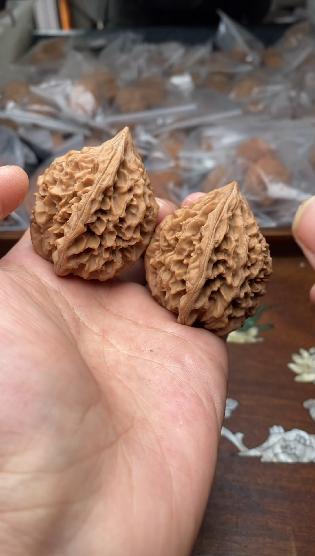 【闪购商品】文玩核桃把件A323号39尺招财鼠
