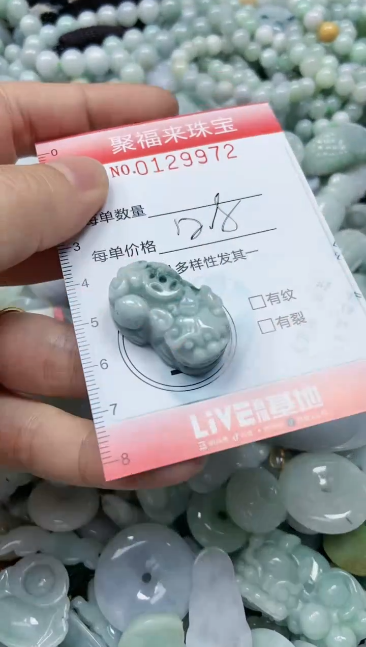 翡翠未镶嵌颈饰闪购0129972