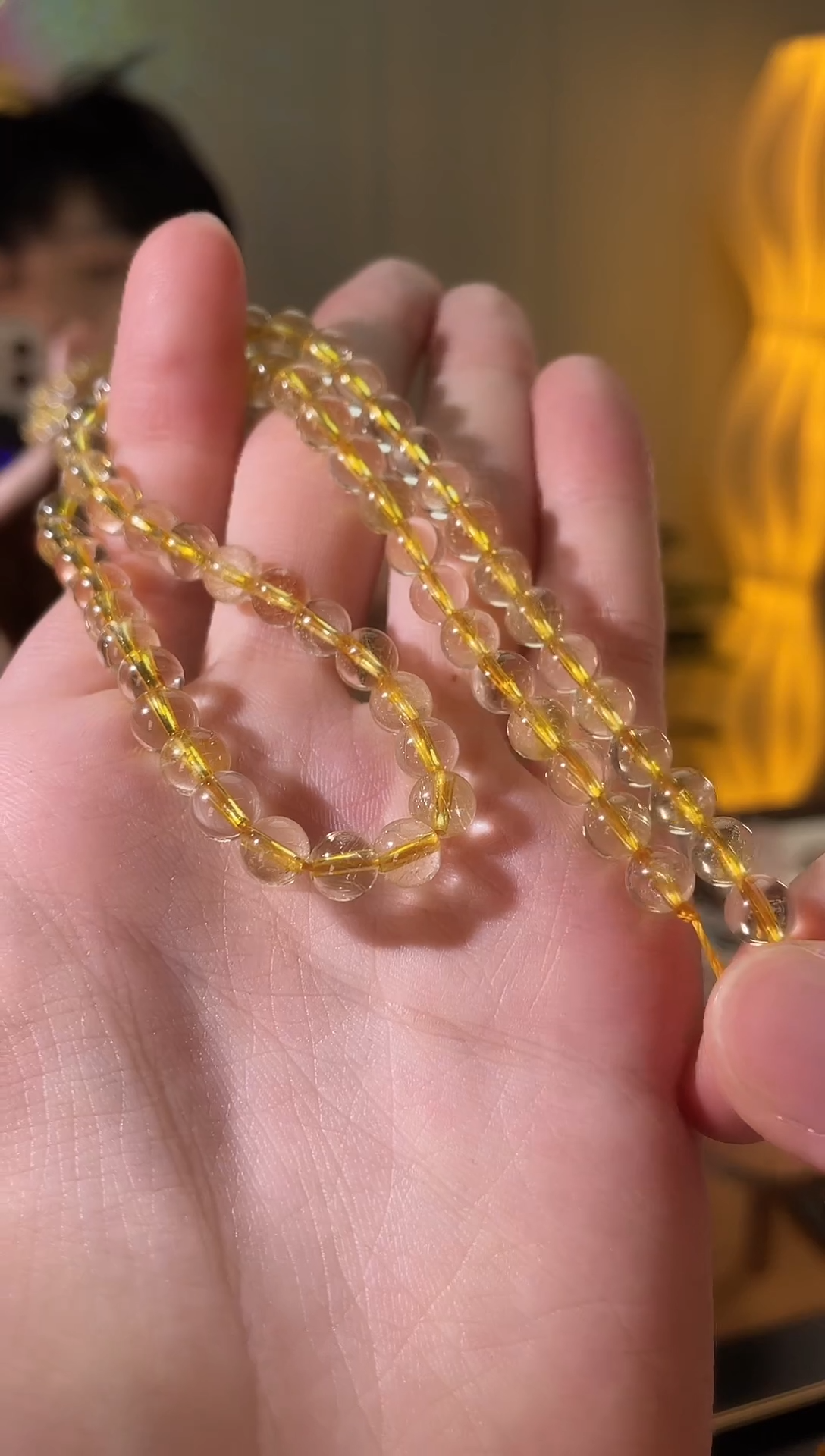 未镶嵌手串水晶金发晶绕手2圈