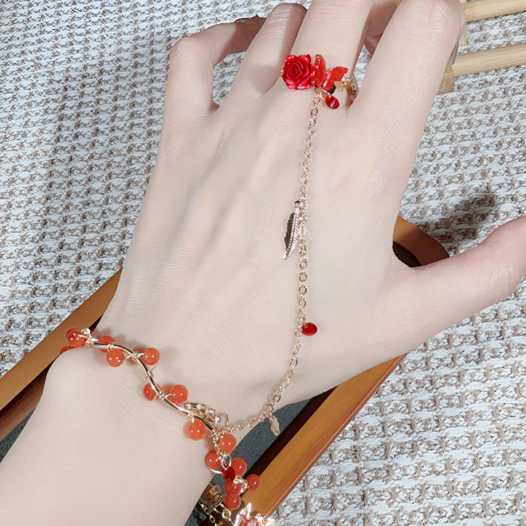 铜合金树脂戒指 铜合金树脂戒指 甜柚小戒指饰品原创设计手工时尚