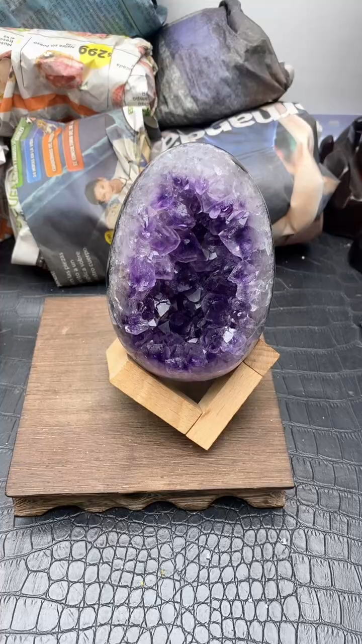 【闪购商品】紫晶1未镶嵌龍蛋902号