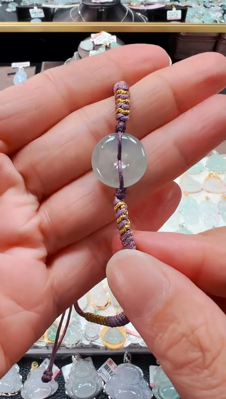 【闪购商品】翡翠手绳未镶嵌平安扣手绳