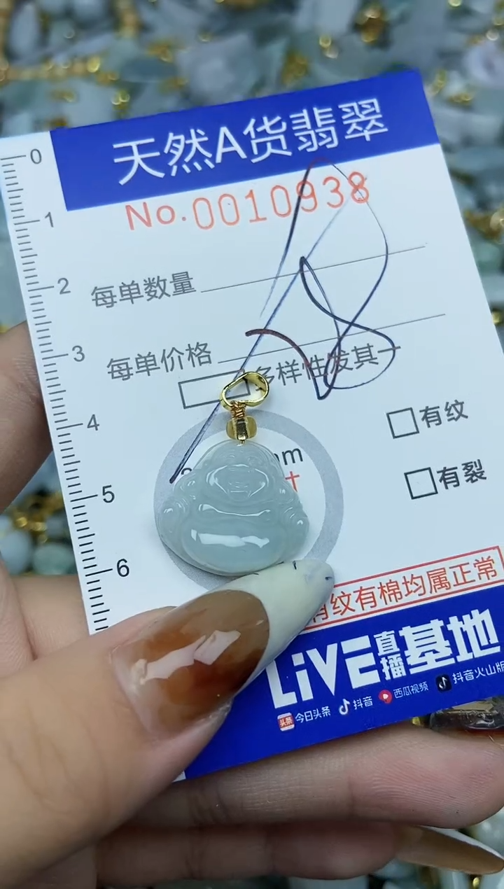 【闪购商品】翡翠颈饰未镶嵌天然A货翡翠