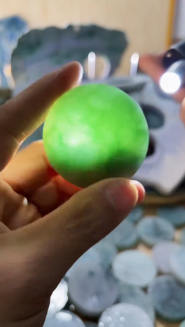 【闪购商品】翡翠颈饰未镶嵌A货闯文2486