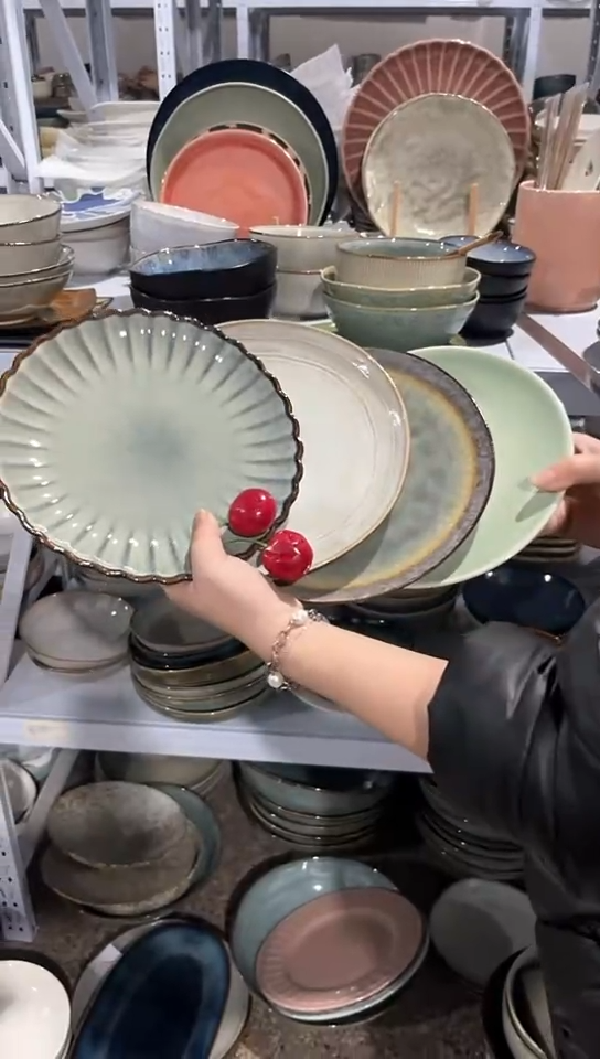 【闪购商品】瓷片外贸尾货瑕疵满20包邮X4 小盘组合