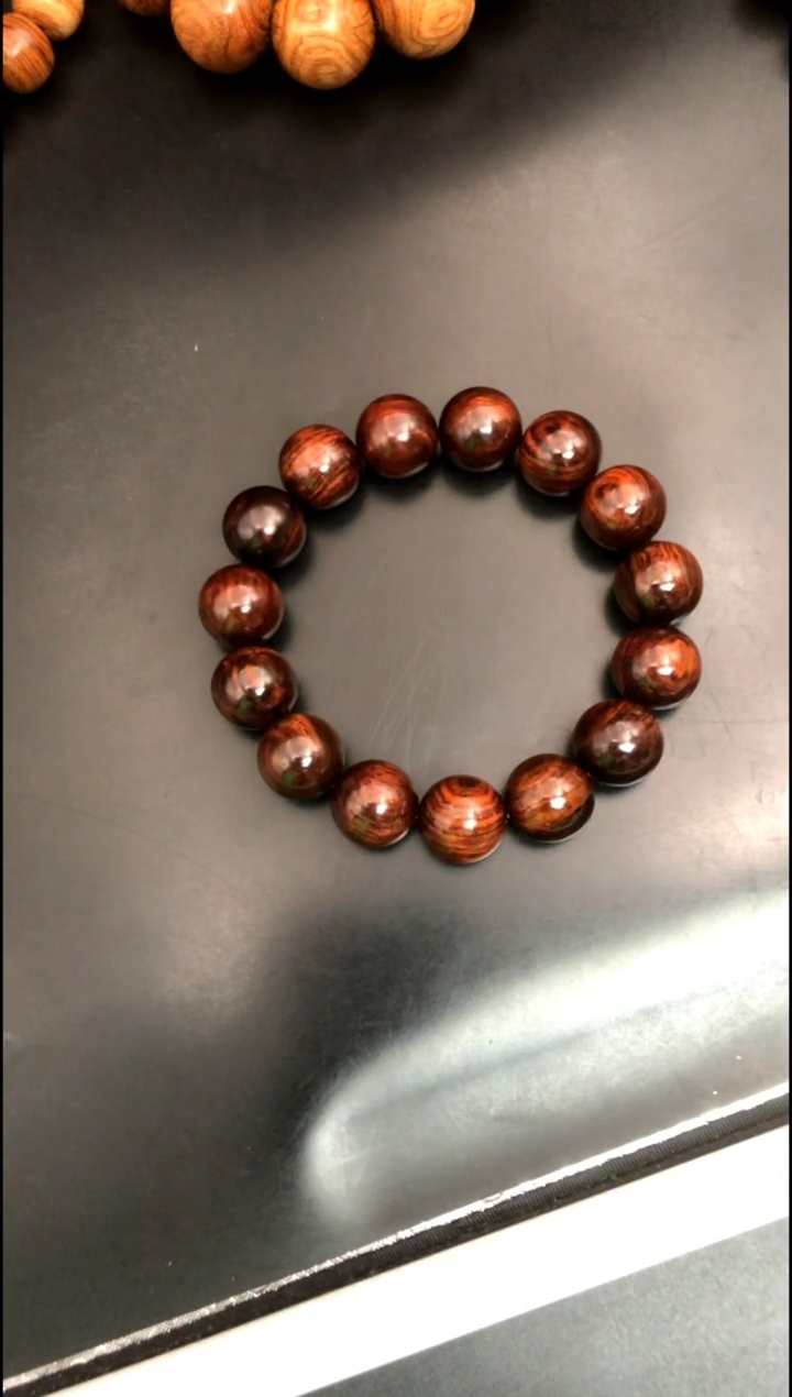 【闪购商品】黄花梨/降香黄檀手串/手链海黄野紫油老料1.5沉水精串