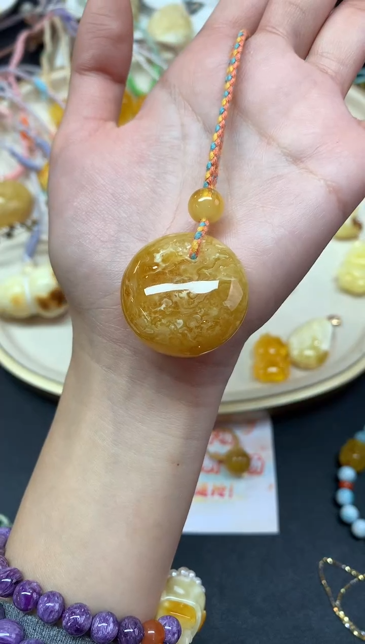 【闪购商品】蜜蜡裸石未镶嵌吊坠A39|1580