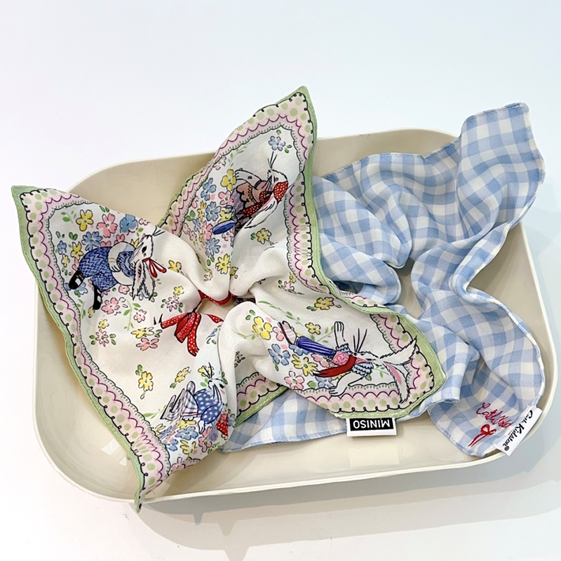 【名创优品XCath Kidston联名】花园工坊系列方巾头扎（随机发）