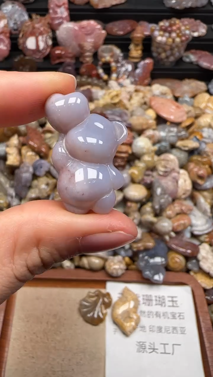 【闪购商品】硅化珊瑚（珊瑚玉）颈饰未镶嵌345