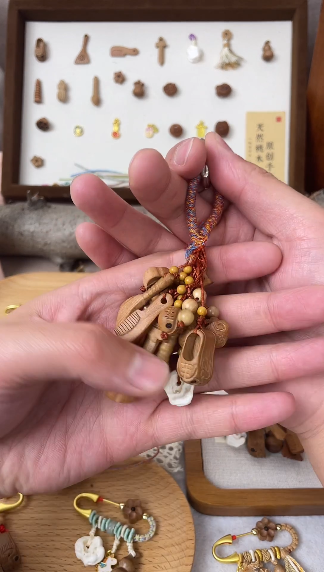 短款桃木挂件一物一拍20款短款