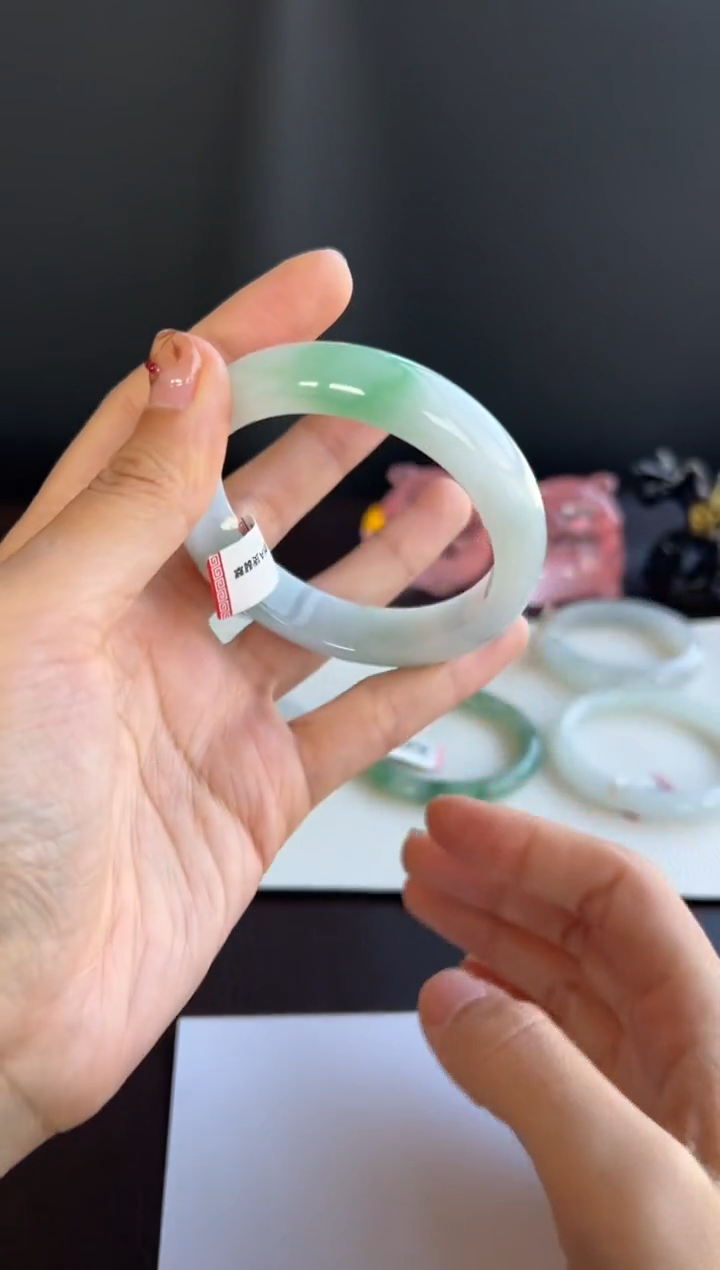 未镶嵌手镯翡翠44号56.9*13.5*8.7