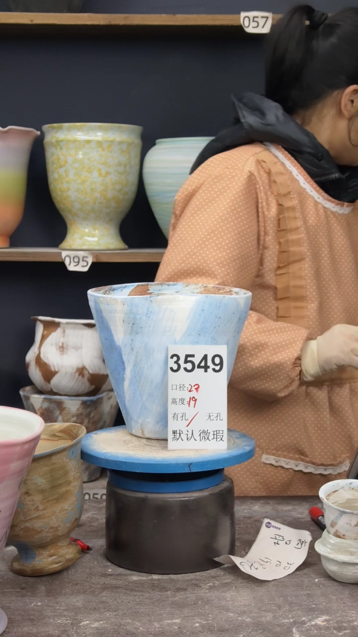 景德镇陶园花盆3549