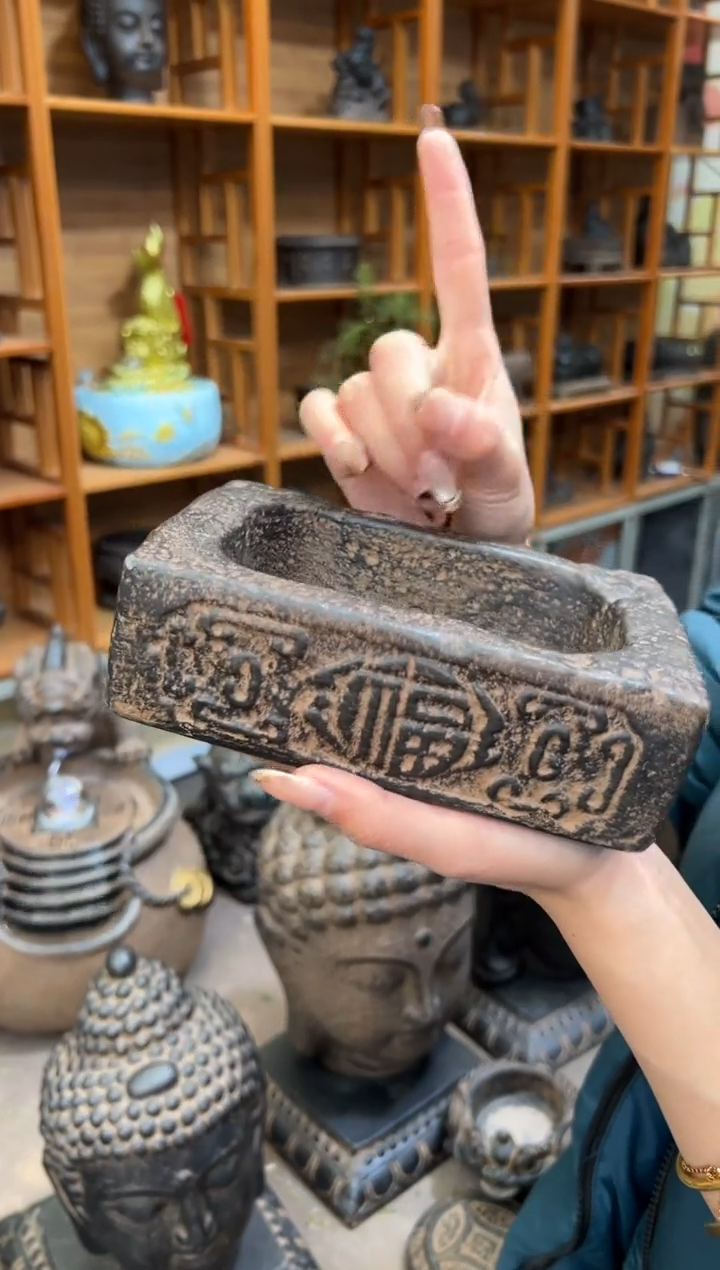 陶土【火山泥】福字汉砖