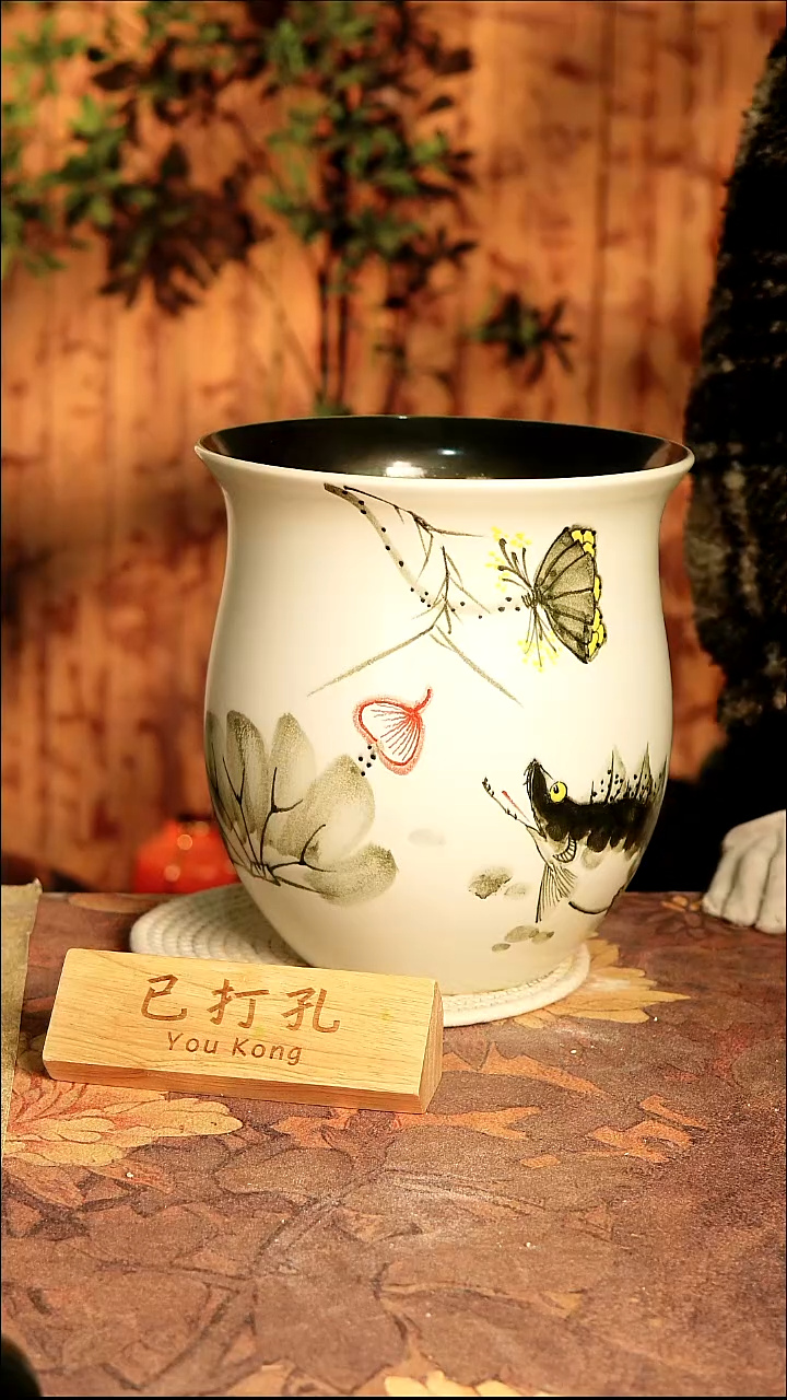 陶瓷2-64高27口24误差2已打孔