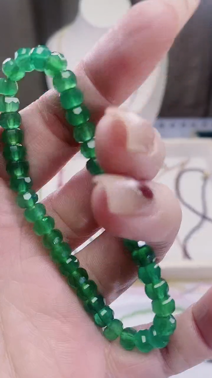 【闪购商品】祖母绿手链未镶嵌诗颜甄选珠宝SYZB40