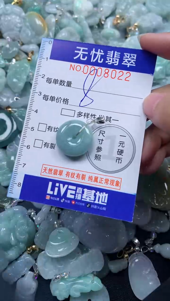 颈饰未镶嵌翡翠8022