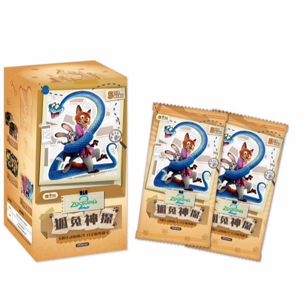 【花花拆包】集卡社疯狂动物城2白金版狐兔神探