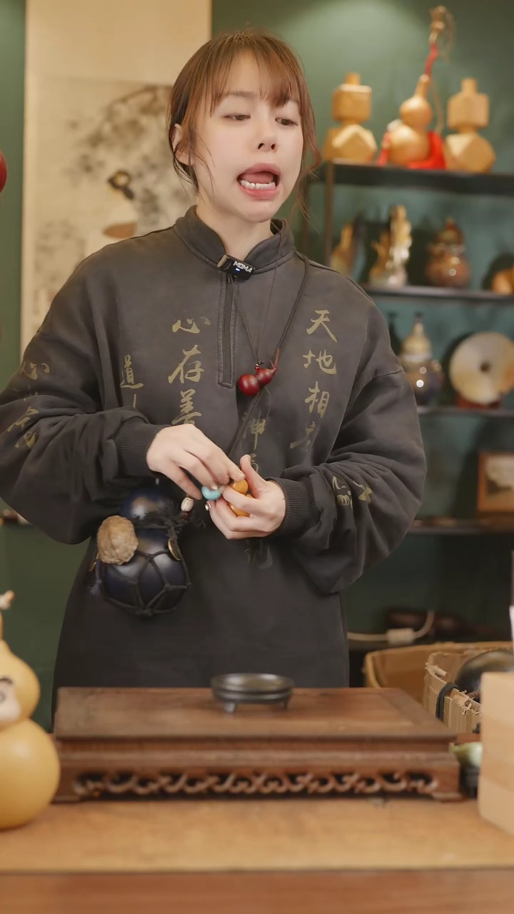 【闪购商品】285号精品天然大漆工艺防渗内胆酒葫芦~