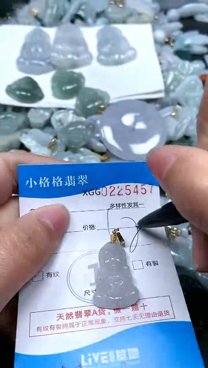 【闪购商品】翡翠颈饰未镶嵌闪购商品0225457