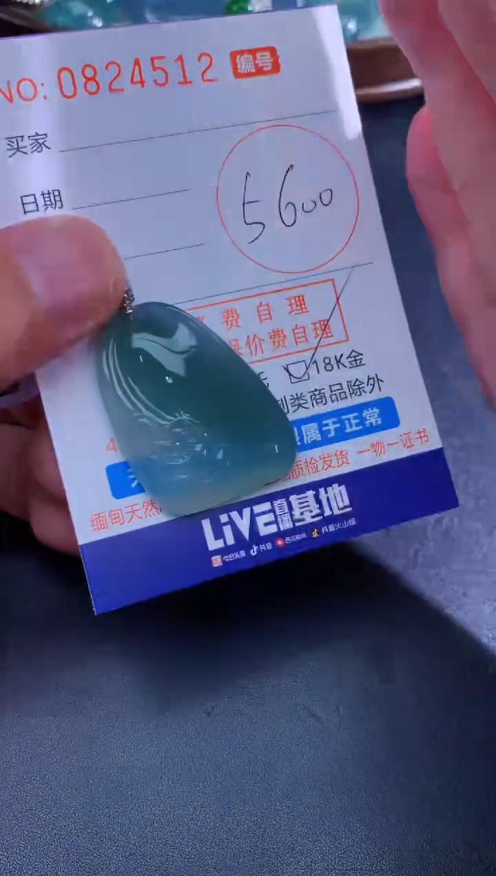 颈饰未镶嵌翡翠天然A货翡翠