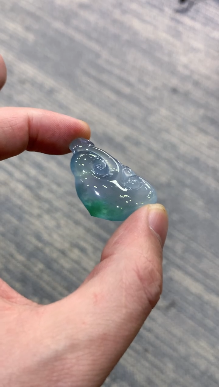 颈饰未镶嵌翡翠天然A货翡翠