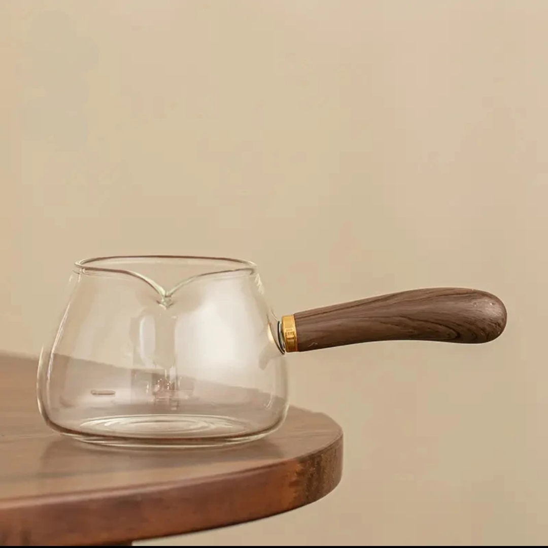 G1559-玻璃木质公道壶AA48
