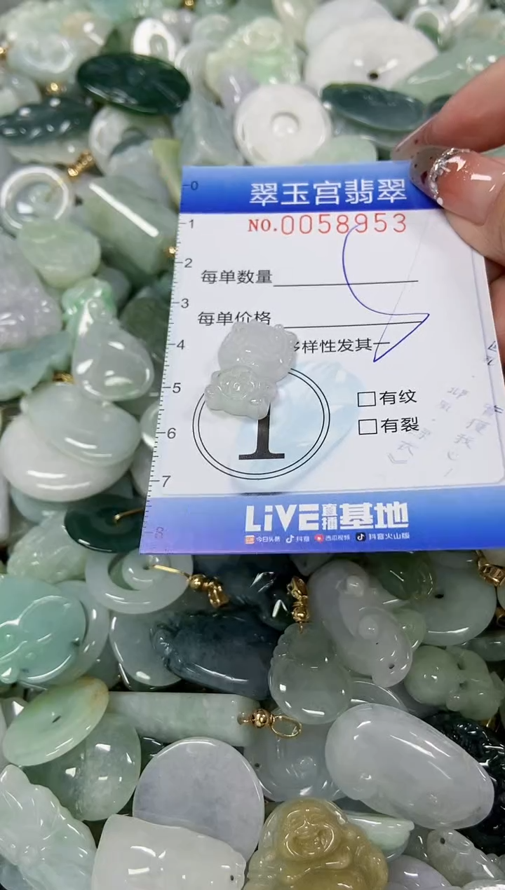 【闪购商品】翡翠颈饰未镶嵌闪购商品0058953