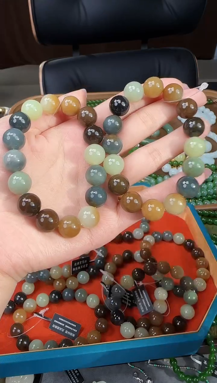 未镶嵌手链和田玉卡12 多样性发货拍一发一