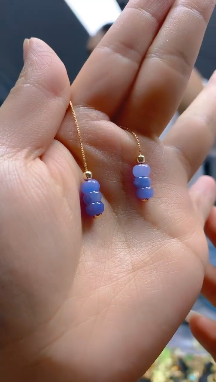 【闪购商品】翡翠耳饰合金030翡翠耳线