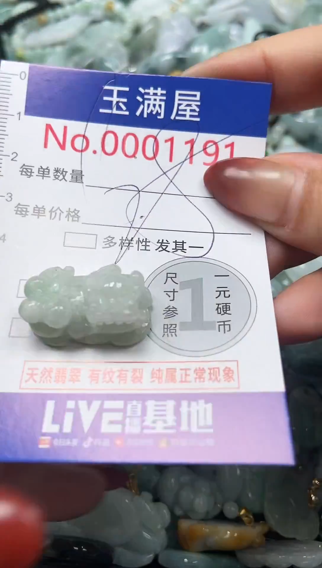 颈饰未镶嵌翡翠1191