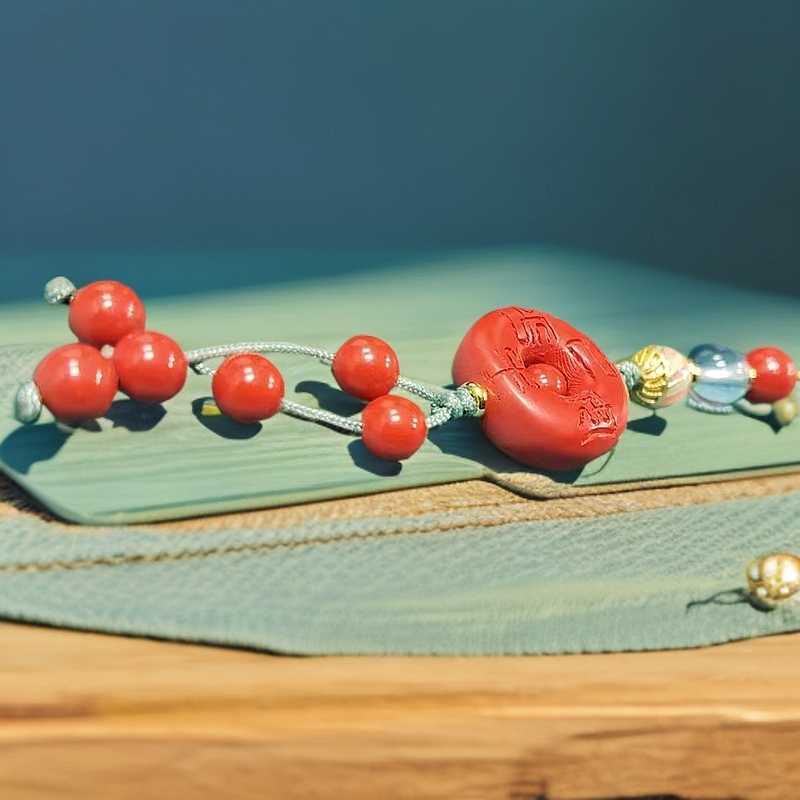 含辰砂工艺品四哥珠宝朱砂多样性拍一发一