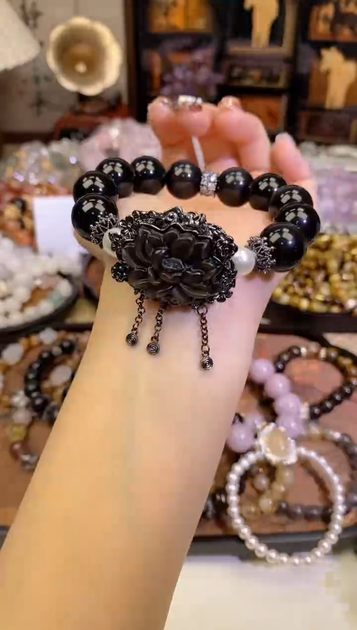 【闪购商品】黑曜岩手饰未镶嵌267