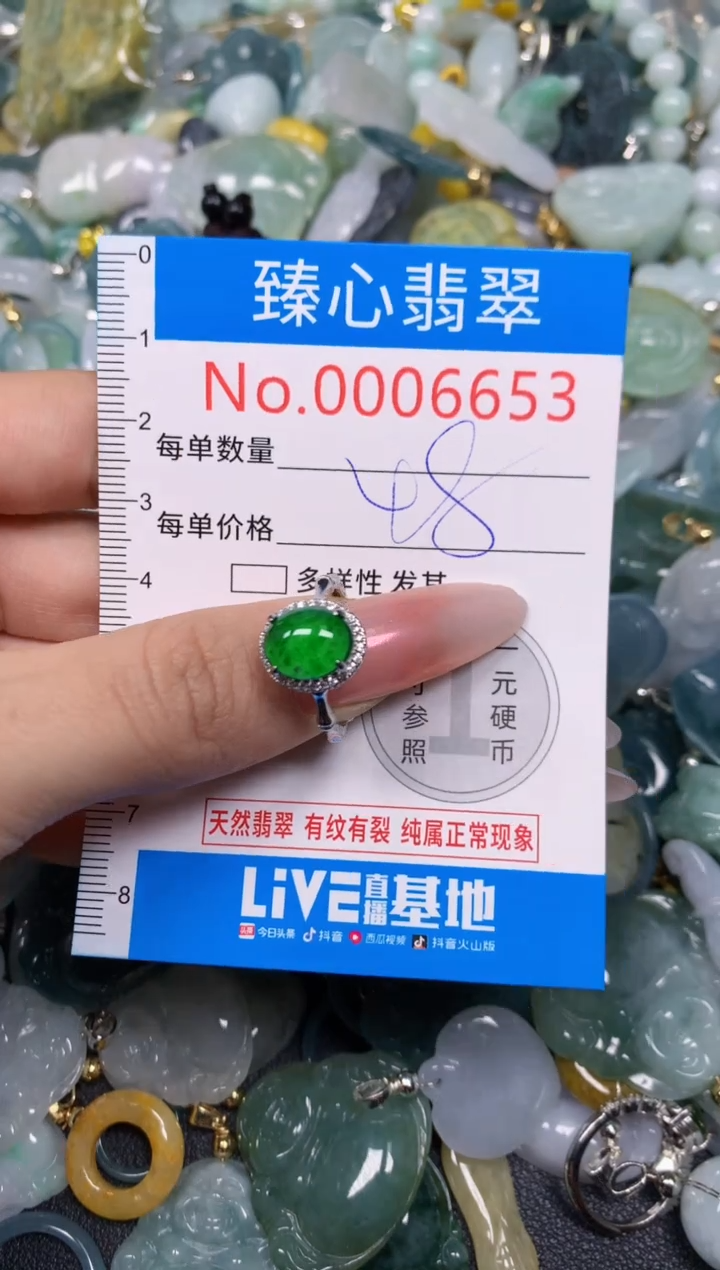 【闪购商品】翡翠颈饰未镶嵌含绳0006653