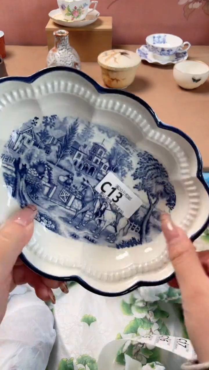 瓷片c**陈瓷器瓷器C13